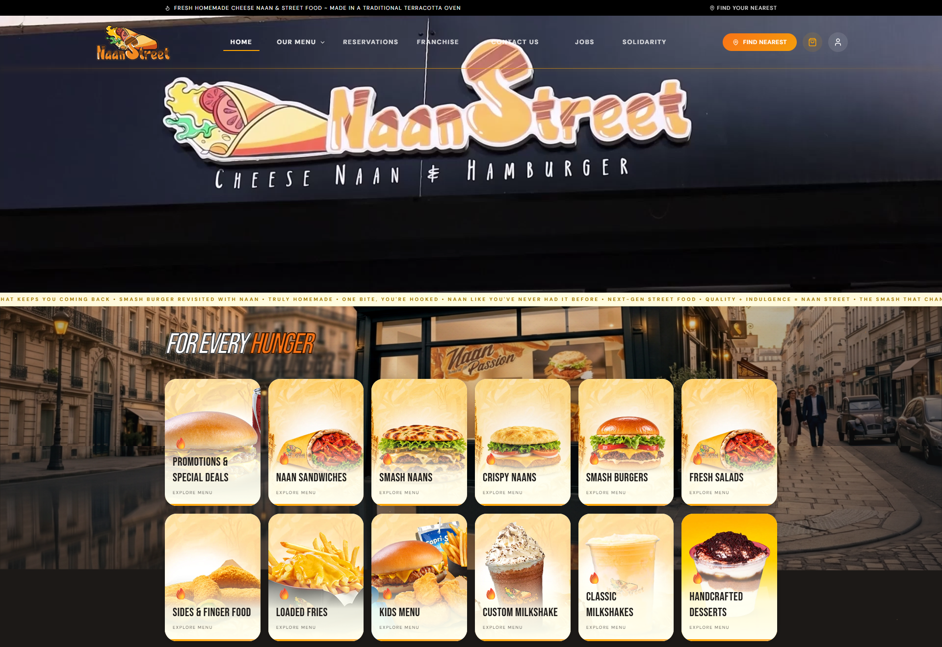 Naan Street Food Platform
