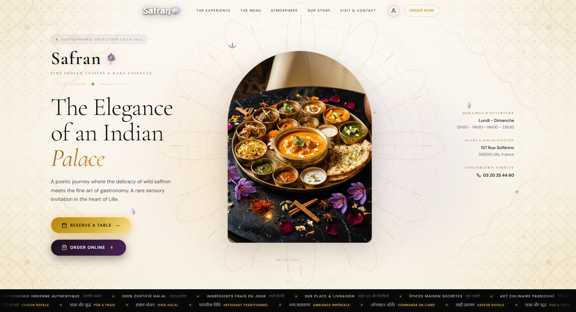 Safran Dining Platform